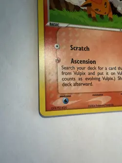 Pokemon TCG Vulpix Hidden Legends Reverse Holo 81/101 2004 50 HP Common - Image 3