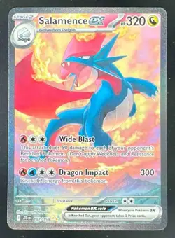 2025 Pokemon Journey Together #187/159 Salamence ex - Image 1