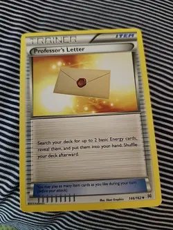 2015 Pokemon XY Breakthrough Professor's Letter 146/162 English Regular - Image 1