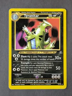 Pokemon TCG - Tyranitar #31/75 Neo Discovery - Image 1