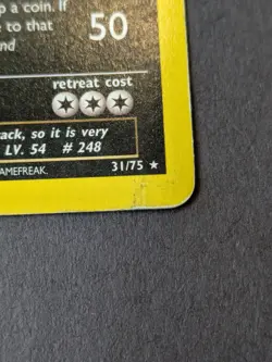 Pokemon TCG - Tyranitar #31/75 Neo Discovery - Image 4