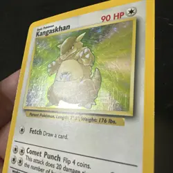 Pokemon TCG Kangaskhan Jungle 5/64 Holo Unlimited Holo Rare No Symbol LP - Image 2
