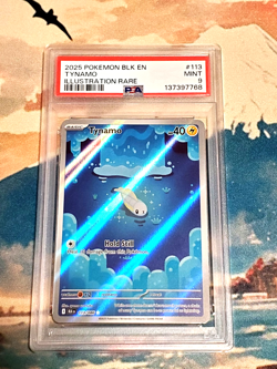 Tynamo Illustration Rare 113/086 PSA 9 MINT - 2025 Pokemon Black Bolt - Image 1
