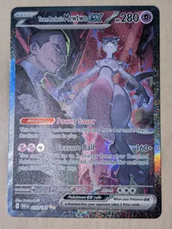 Team Rocket's Mewtwo ex 231/182 SIR - Pokemon Destined Rivals Scarlet Violet - Image 1