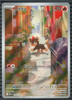 2025 Pokemon MEG EN-Mega Evolutions #139 Litleo IR - Image 1