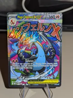 Pokemon Phantasmal Flames MEGA CHARIZARD X EX #23 Black Star Promo From UPC - Image 2