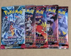 pokemon booster pack sealed lot (x5) - Image 1