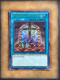 Yugioh Offerings to the Doomed LART-EN017 Ultra Rare Lost Art Promo LP - Image 1