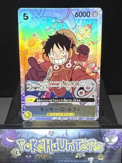 Pokemon Card One Piece Card Monkey D. Luffy OP07-109 PSA10 500 Years Japanese NM - Image 1