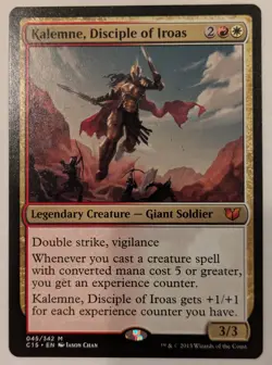Kalemne, Disciple of Iroas x1, NM-/LP+ Excellent Condition, Commander 2015 #45 - Image 1
