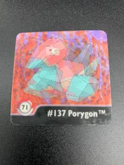 Porygon #71 Artbox Pokemon Action Flipz Series One NM VINTAGE 1999 Holo - Image 1