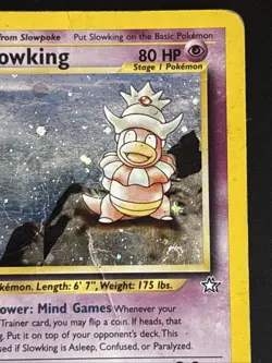 Slowking 14/111 HP Damaged Neo Genesis Holo Rare Pokemon TCG HP/DAM - Image 5