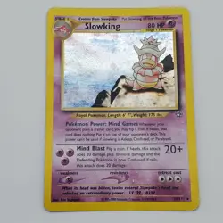 Slowking 14/111 HP Damaged Neo Genesis Holo Rare Pokemon TCG HP/DAM - Image 1