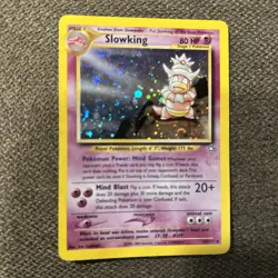 Pokemon TCG Slowking Neo Genesis 14/111 Unlimited Holo Rare HP - Image 1