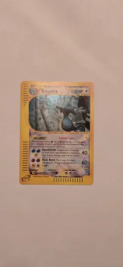 Aquapolis Kingdra Holo Crystal 148/147 Secret Rare Pokemon Card - Image 1