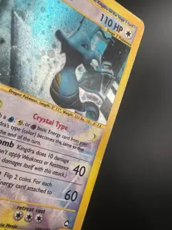 Kingdra - 148/147 - Pokemon Aquapolis Holo Crystal Card HP - Image 2