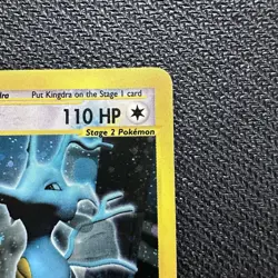 Kingdra 148/147 Aquapolis Holo Secret Rare Vintage Crystal Pokemon TCG Card MP - Image 3
