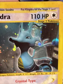 Kingdra 148/147 Aquapolis Holo Secret Rare Vintage Crystal Pokemon TCG Card LP - Image 4