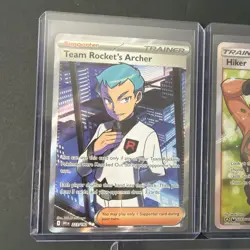 Pokemon TCG Trainer - Supporter Cards - Lot Of 5 With Top Loaders - Image 2