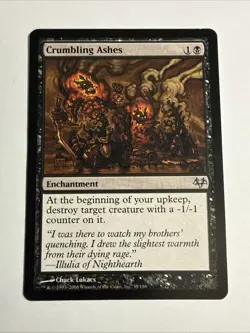 MTG Eventide Crumbling Ashes Regular Uncommon Card LP Lightly Played - Image 1