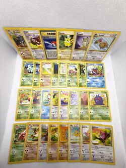 WOTC Pokemon Jungle Master Set 30 of 64 Cards (46%) Complete No Duplicates - Image 1