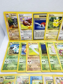 WOTC Pokemon Jungle Master Set 30 of 64 Cards (46%) Complete No Duplicates - Image 2