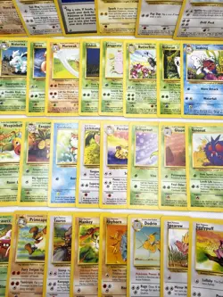 WOTC Pokemon Jungle Master Set 30 of 64 Cards (46%) Complete No Duplicates - Image 4