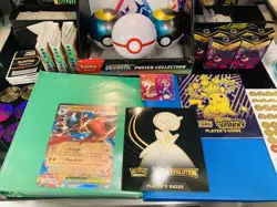 Pokemon Card Collection Lot! Holos, Binders, Posters, Pokeball, Deck Box, more + - Image 1