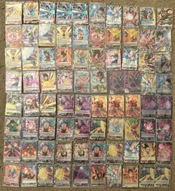 HUGE LOT OF 1100+ BASE & 80 FOIL CARDS DRAGONBALL Z CARDS HEIGHT OF MASTERY GOKU - Image 3