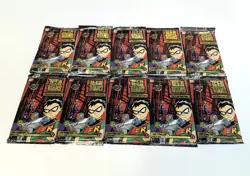 Teen Titans GO! Series 1 Collectible Trading Card Game 10 Booster Packs TCG CCG - Image 1