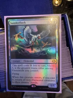 Sunderflock Foil Rare ECL 074 Lorwyn Eclipsed MTG - Image 1