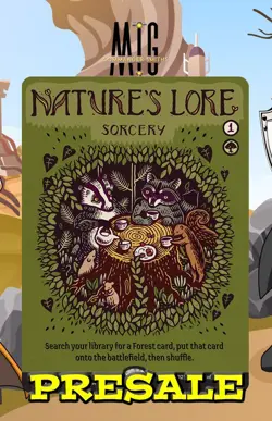 Nature's Lore PRESALE 🔥 Borderless NonFOIL 🔥 MTG Prints Charming Secret Lair - Image 1