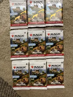 Lot Of 10 Magic The Gathering | Avatar: The Last Airbender Jumpstart Booster - Image 2