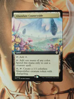 Abundant Countryside (Extended Art) - Commander: Lorwyn Eclipsed (ECC) -nm - Image 1