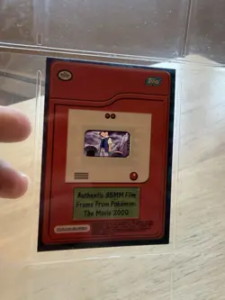 Pokemon: The Movie 2000 Topps Authentic Film Frame Card Ash - Image 2