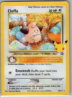 Cleffa 20/111 Celebrations: Classic Collection - Pokemon Card - NM - Image 1