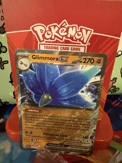 Pokemon Glimmora EX 123/197 Obsidian Flames Double Rare Holo NM - Image 2