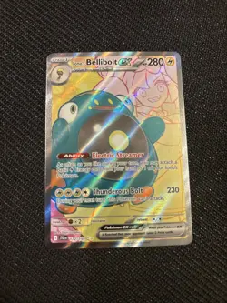 Pokemon TCG Holo Ultra Rare Iona’s Bellibolt S&V: Journey Together 172/159 - Image 1