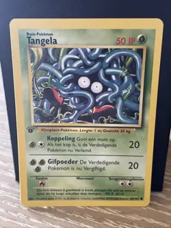 Tangela 66/102 1st Edition Base Set NM DUTCH Pokemon Free Ship - Image 1
