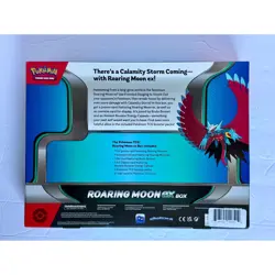 Pokemon TCG Roaring Moon ex Box New Sealed - 4 Booster Packs & 3 Foil Promos - Image 3