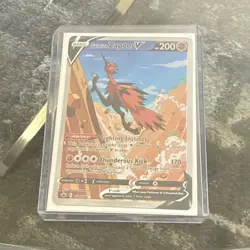 Pokemon Galarian Zapdos V Full Art Ultra Rare Holo Chilling Reign 174/198 - Image 1