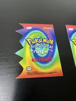 Topps Pokemon #EV10 & EV12 Die Cut/Embossed Pidgey-Pidgeot NM - Image 4