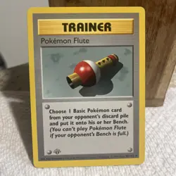 1999 Pokemon Base Set - Pokemon Flute - 1st Edition Ungraded 86/102 - Image 1