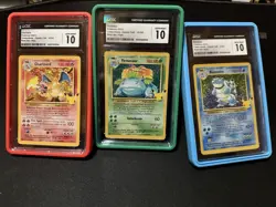 Pokemon Celebrations Big 3 Set Lot Graded CGC10 Charizard - Blastoise - Venusaur - Image 1