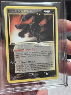 POP Series 5 Umbreon Gold Star #17 , BGS 4 , Pokemon Organized Play - Image 2