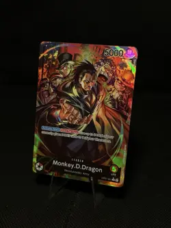 OP07-001 Monkey.D.Dragon Alt Art Leader One Piece TCG English Card - Image 1