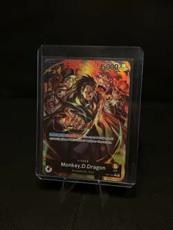 OP07-001 Monkey.D.Dragon Alt Art Leader One Piece TCG English Card - Image 3