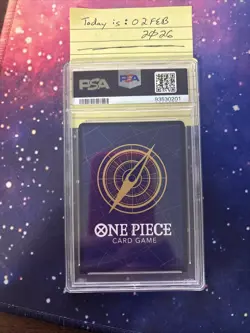 2023 One Piece TCG OP03 Sogeking Manga Alternate Art, English, PSA 10 - Image 2