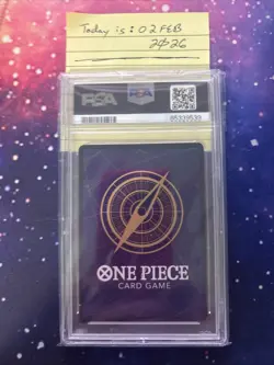 2023 One Piece TCG OP02 Ace Manga Alternate Art, English, PSA 10 - Image 2