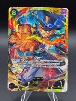 Sabo OP07-118 SEC Secret Rare One Piece TCG NM - Image 1